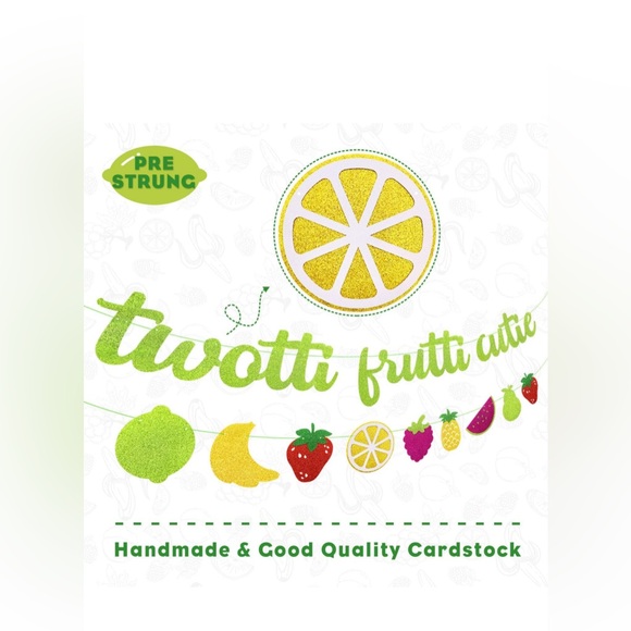 🍍2nd Birthday Decor “Twotti Fruity” Banner! - Picture 2 of 4